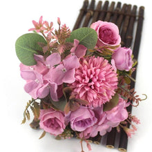 Load image into Gallery viewer, Beautiful Silk Hydrangeas Artificial Wedding Flowers For Bride Hand Silk Blooming Peony Fake Flowers Home Decoration
