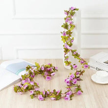 Load image into Gallery viewer, Beautifully Designed 250CM Rose Artificial Flowers Christmas Garland for Wedding Home Room Decoration Spring Autumn Garden Arch Fake Plant Vine
