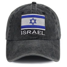 Load image into Gallery viewer, Israel Flag Adjustable Baseball Cap
