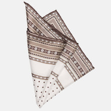 Load image into Gallery viewer, Pois - Silk Pocket Square - Sand
