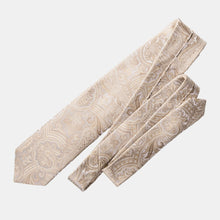 Load image into Gallery viewer, Montecarlo - Silk Jacquard Tie - Champagne
