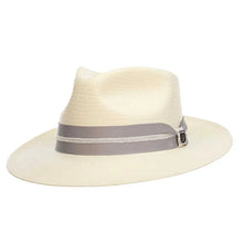 Load image into Gallery viewer, Stacy Adams Bennett - Straw Fedora Hat
