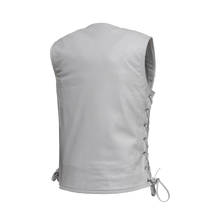 Load image into Gallery viewer, Beryl - Women's Motorcycle Leather Vest - White
