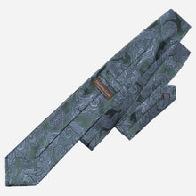 Load image into Gallery viewer, Cortina - Silk Jacquard Tie - Bottle Green
