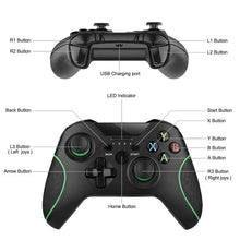 Load image into Gallery viewer, Best Quality Black 2.4G Wireless Joystick Gamepad Controller Compatible With Pc Smartphones Tablets Laptops Monitors
