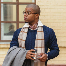 Load image into Gallery viewer, Bugatti - Silk Ascot Cravat Tie - Mahogany
