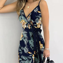 Load image into Gallery viewer, Ladies' Fashionable And Versatile Vacation Style Off Shoulder Lace Up Dress
