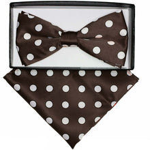 Load image into Gallery viewer, Vittorio Farina Polka Dot Bow Tie &amp; Pocket Square by Classy Cufflink
