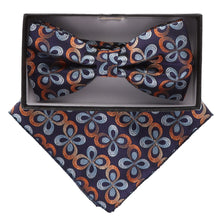 Load image into Gallery viewer, Vittorio Farina Floral Designer Bow Tie &amp; Pocket Square
