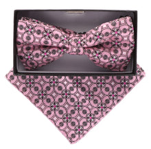 Load image into Gallery viewer, Vittorio Farina Paisley Designer Bow Tie &amp; Pocket Square
