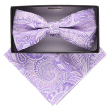 Load image into Gallery viewer, Vittorio Farina Paisley Designer Bow Tie &amp; Pocket Square
