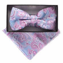Load image into Gallery viewer, Vittorio Farina Paisley Designer Bow Tie &amp; Pocket Square
