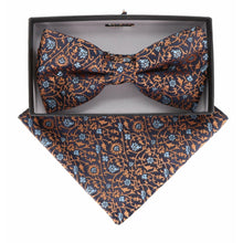 Load image into Gallery viewer, Vittorio Farina Floral Designer Bow Tie &amp; Pocket Square
