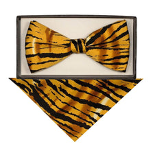 Load image into Gallery viewer, Vittorio Farina Kente Bow Tie &amp; Pocket Square
