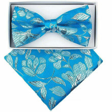 Load image into Gallery viewer, Vittorio Farina Metallic Designer Bow Tie &amp; Pocket Square
