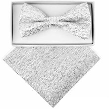 Load image into Gallery viewer, VITTORIO FARINA Rhinestone Bowtie &amp; Pocket Square
