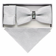 Load image into Gallery viewer, VITTORIO FARINA Rhinestone Bowtie &amp; Pocket Square
