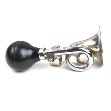Load image into Gallery viewer, Bicycle Air Horn Safety Bell Ring Handlebar Bicycle Accessories Mountain Road Bike Cycling Loud Bells Alloy Trumpet Honking Bike Horn For Adults Classic Bugle Horn Metal Squeeze Horn For Golf Cart Fits All Bicycle Handle Bar Loud Sounds

