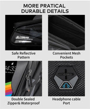 Load image into Gallery viewer, Bicycle Bag Phone Bag Waterproof Front Frame Cycling Bag Sensitive Touch Screen Road Bike Bag Bicycle Phone Bag Bike Phone Holder EVA Waterproof Handlebar Bag With Sensitive Bike Phone Front Frame Bag Bicycle Bag Phone Mount Top Tube Bag Bike 6.0-7.4 Inch
