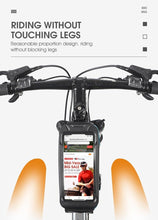 Load image into Gallery viewer, Bicycle Bag Phone Bag Waterproof Front Frame Cycling Bag Sensitive Touch Screen Road Bike Bag Bicycle Phone Bag Bike Phone Holder EVA Waterproof Handlebar Bag With Sensitive Bike Phone Front Frame Bag Bicycle Bag Phone Mount Top Tube Bag Bike 6.0-7.4 Inch
