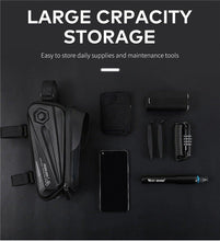 Load image into Gallery viewer, Bicycle Bag Phone Bag Waterproof Front Frame Cycling Bag Sensitive Touch Screen Road Bike Bag Bicycle Phone Bag Bike Phone Holder EVA Waterproof Handlebar Bag With Sensitive Bike Phone Front Frame Bag Bicycle Bag Phone Mount Top Tube Bag Bike 6.0-7.4 Inch
