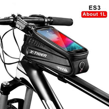 Load image into Gallery viewer, Bicycle Bag Rainproof Road Bike Bag 1.2L Large Capactity Cycling Seat Post Rear Bag For Bicycle Accessories Bike Bag Bicycle Under Seat Pouch Cycling Wedge Pack For Mountain Road Cycling Accessories Storage
