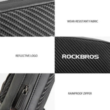 Load image into Gallery viewer, Bicycle Bag Reflective Front Top Frame Tube Bag Ultralight Portable Bike Big Capacity Pocket Cycling Accessories Top Tube Bike Bag Waterproof Bike Front Frame Bike Bag Bicycle Top Tube Bag Cycling Accessories
