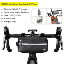 Load image into Gallery viewer, Bicycle Bag Waterproof Big Capacity Handlebar Bag 2 Piece Front Tube Cycling Bag  Bike Accessories Bike Bag Waterproof Bike Handlebar Bag Bicycle For Sport Bicycle Cycling Accessories
