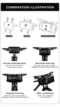 Load image into Gallery viewer, Bicycle Bag Waterproof Big Capacity Handlebar Bag 2 Piece Front Tube Cycling Bag  Bike Accessories Bike Bag Waterproof Bike Handlebar Bag Bicycle For Sport Bicycle Cycling Accessories
