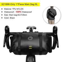 Load image into Gallery viewer, Bicycle Bag Waterproof Big Capacity Handlebar Bag 2 Piece Front Tube Cycling Bag  Bike Accessories Bike Bag Waterproof Bike Handlebar Bag Bicycle For Sport Bicycle Cycling Accessories
