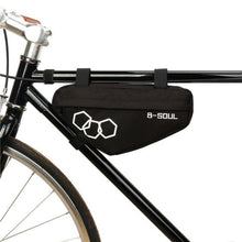 Load image into Gallery viewer, Bicycle Bag Waterproof Bike Triangle Bag Storage Mobile Phone Cycling Bag Bike Tube Pouch Holder Accessories Bike Frame Storage Bag Water Resistant Cycling Handlebar Top Tube Bag Under Seat Pouch Strap-On Adjustable Install Position
