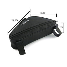 Load image into Gallery viewer, Bicycle Bag Waterproof Bike Triangle Bag Storage Mobile Phone Cycling Bag Bike Tube Pouch Holder Accessories Bike Frame Storage Bag Water Resistant Cycling Handlebar Top Tube Bag Under Seat Pouch Strap-On Adjustable Install Position
