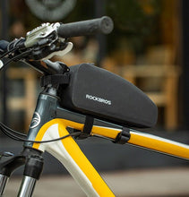 Load image into Gallery viewer, Bicycle Bag Waterproof Cycling Top Front Tube Frame Bag Large Capacity Road Bicycle Black Bike Accessories Top Tube Bike Bag Waterproof Bike Front Frame Bike Bag Bicycle Top Tube Bag Cycling Accessories
