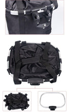 Load image into Gallery viewer, Bicycle Basket Handlebar Cycling Carryings Holder Bike Riding Pouch Cycle Biking Front Baggage Bag Load Bike Basket Detachable Bicycle Basket Folding Small Pet Cat Dog Carrier Front Handlebar Basket For Most Mountain Bikes And Bicycles Easy Install
