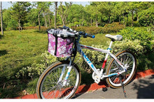 Load image into Gallery viewer, Bicycle Basket Handlebar Cycling Carryings Holder Bike Riding Pouch Cycle Biking Front Baggage Bag Load Bike Basket Detachable Bicycle Basket Folding Small Pet Cat Dog Carrier Front Handlebar Basket For Most Mountain Bikes And Bicycles Easy Install
