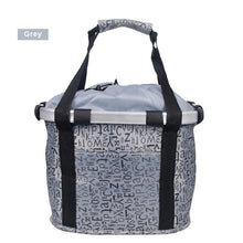 Load image into Gallery viewer, Bicycle Basket Handlebar Cycling Carryings Holder Bike Riding Pouch Cycle Biking Front Baggage Bag Load Bike Basket Detachable Bicycle Basket Folding Small Pet Cat Dog Carrier Front Handlebar Basket For Most Mountain Bikes And Bicycles Easy Install
