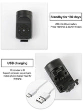 Load image into Gallery viewer, Bicycle Charging Horn Super Loud Bells Mountain Bike Electric Bells USB Charge Bells Bicycle Riding Equipment Accessories Electric Bike Horn USB Rechargeable Bicycle Bell Invisible Cycling Alarm Loud Horn Alert Ring For Mountain

