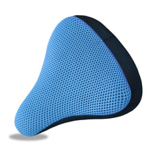 Load image into Gallery viewer, Bicycle Comfort Seat Saddle Cover 3D Soft Breathable Bike Saddle Cushion Cover Mesh Fabric Cycling Seat Saddle Cover For Comfort Saddles Cover Fit For Exercise Outdoor Bikes With Water Resistant Cover
