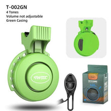 Load image into Gallery viewer, Bicycle Electronic Bell Scooter Siren Trumpet Alarm USB Charge Cycling Audio Warning Alert Safety Riding Mini Bicycle Horn Loud USB Rechargeable Handlebar Cycling Alarm Alert Ring For Mountain Bike
