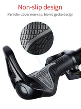 Load image into Gallery viewer, Bicycle Grips Rubber Handle Anti-Skid Cycling Handlebar Cuffs Lock Aluminum Alloy Bike Lock-On Mountain Bike Grips Bicycle Handlebar Locking Grips Non-Slip Handle Grips
