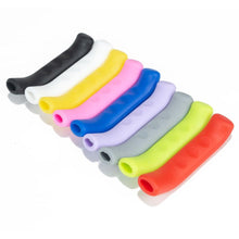 Load image into Gallery viewer, Bicycle Handle Bar Grips Cover Brake Handle Mountain Bike Cycling Silicone Anti-slip Handlebar Soft Grip Brake Silicone Covers Sleeves Waterproof Mountain Road Bike Brake Handle Protector
