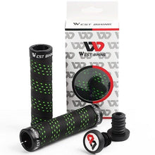 Load image into Gallery viewer, Bicycle Handlebar Grips Cycling Bicycle Accessories Non-Slip Bicycle Handlebar Grips Bike Handle Ergonomic Shockproof Bicycle Handle Grip With Adjustable Aluminum Lock For Mountain Bike
