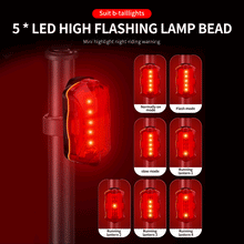 Load image into Gallery viewer, Bicycle Light Rainproof USB Charging LED Cycling Lights Front Lamp Headlight Flashlight Bike Light Bright LED Bicycle Headlight Rechargeable Power Bank Function Headlamp Waterproof For Road Mountain Safety Cycling
