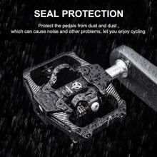 Load image into Gallery viewer, Bicycle Lock Pedal 2 In 1 With Free Cleat For Road Bikes Aluminum Anti-slip Sealed Bearing Lock Accessories Bike Clip In Pedals Cleats Included Suitable For Spin Bike Exercise Bike Indoor Bike
