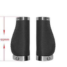 Load image into Gallery viewer, Bicycle Locking Grip Wear-Resistant Leather Non-Slip Grip Cover Mountain Bike Handlebar Lock-on Bike Handlebar Grips Locking Non-Slip-PU Bicycle Handle Grip Widen Holding Surface For Cycling Mountain And Bicycles Accessories
