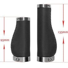 Load image into Gallery viewer, Bicycle Locking Grip Wear-Resistant Leather Non-Slip Grip Cover Mountain Bike Handlebar Lock-on Bike Handlebar Grips Locking Non-Slip-PU Bicycle Handle Grip Widen Holding Surface For Cycling Mountain And Bicycles Accessories
