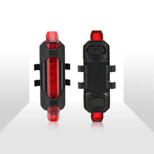 Load image into Gallery viewer, Bicycle Rear LED Tail Light USB Rechargeable Mountain Bike Lamp Waterproof Headlight Front And Rear Bicycle Light Scooter Light  LED Head Back Cycling Flashing Safety Warning Lamp

