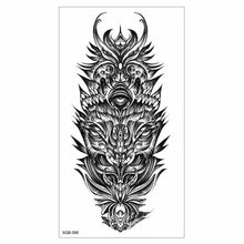 Load image into Gallery viewer, Big Tiger Lion Waterproof Temporary Sticker Tattoo Arm Legs Fake Tattoo Stickers For Adults Realistic Luxury Design For Mens Womens
