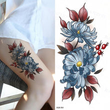 Load image into Gallery viewer, Big Tiger Lion Waterproof Temporary Sticker Tattoo Arm Legs Fake Tattoo Stickers For Adults Realistic Luxury Design For Mens Womens
