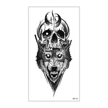 Load image into Gallery viewer, Big Tiger Lion Waterproof Temporary Sticker Tattoo Arm Legs Fake Tattoo Stickers For Adults Realistic Luxury Design For Mens Womens
